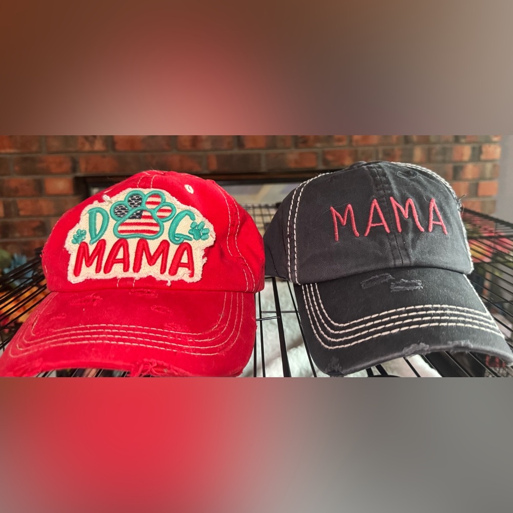 Dog Mama and Mama Caps